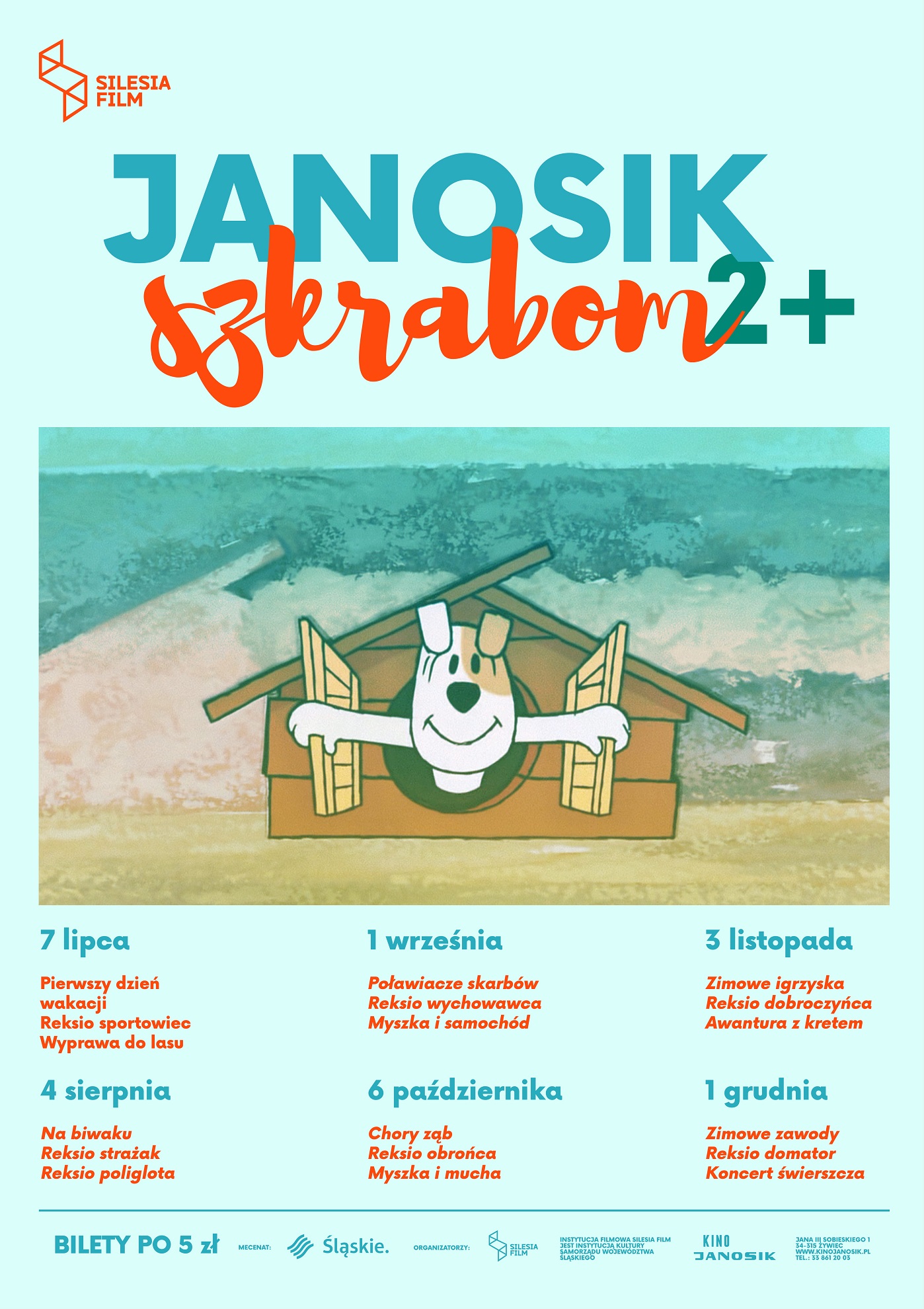 Janosik Szkrabom: Na biwaku, Reksio strażak, Imieniny cioci
