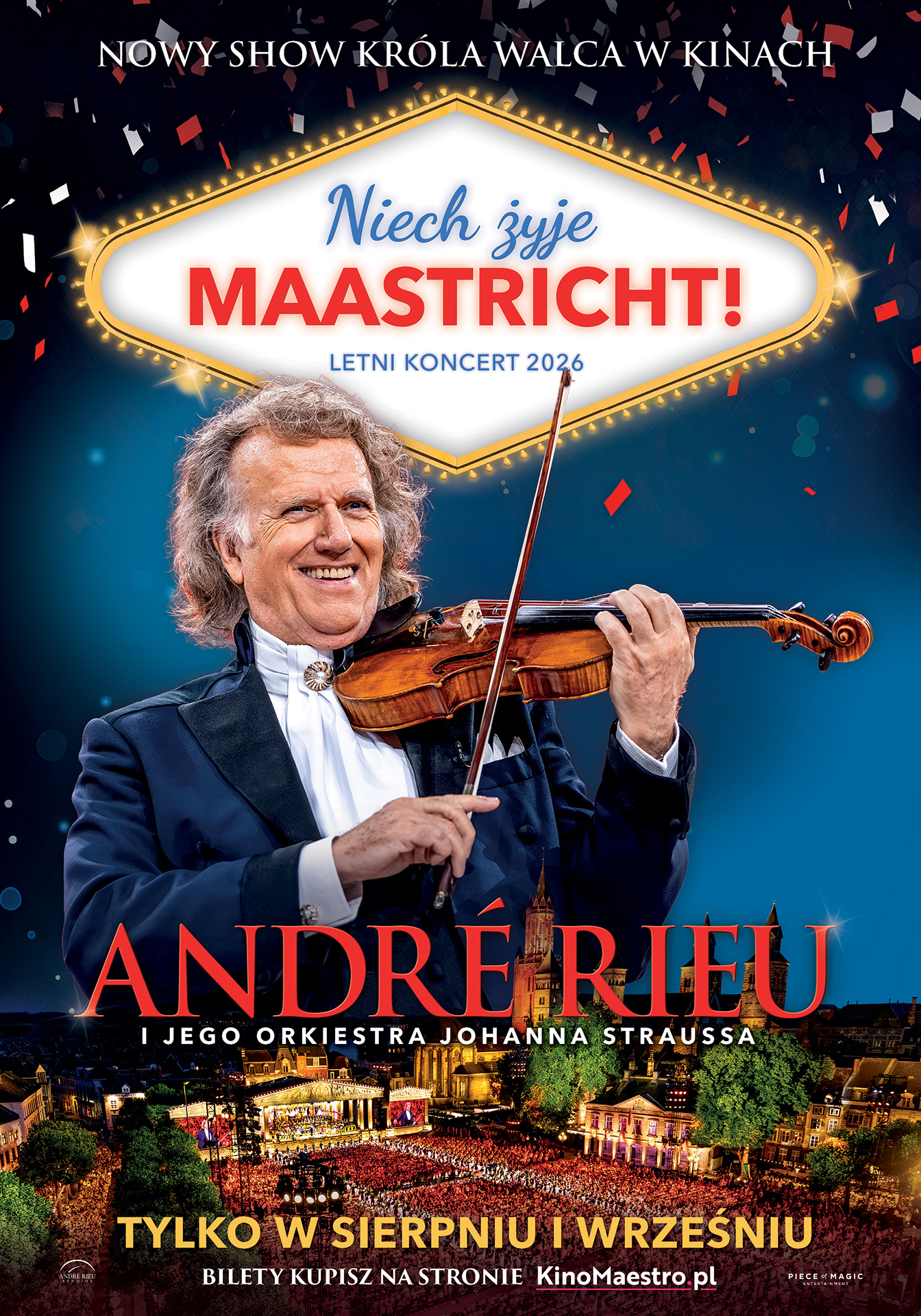Sztuka na Ekranie: André Rieu. Niech żyje Maastricht! Retransmisja letniego koncertu z Maastricht 2026